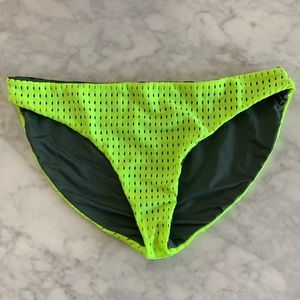 Acacia swimwear namila bottom in neon cactus